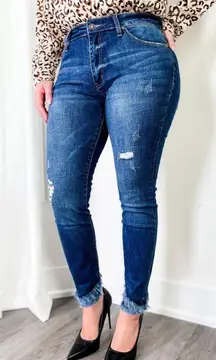 Kancan Dark Wash Skinny Jeans (NEW)