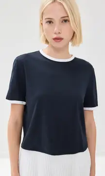 Theory Ringer Tee Size S