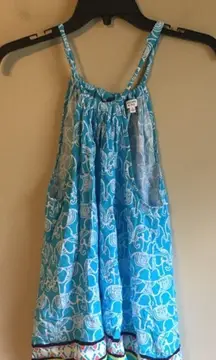 Crown and ivy small blue elephant tank top