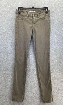 Rich & Skinny  Women's Skinny Jeans Taupe Brown Size 25 USA Made Cotton