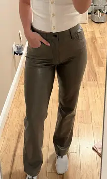 Abercrombie Leather Pants 