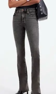 NWOT Madewell Women's Kick Out Full-Length Jeans Size 27 Black Paynes Wash