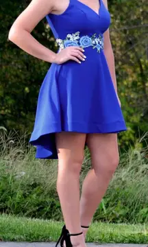 Royal Blue Homecoming Dress