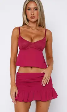 White Fox Boutique Matching Skirt Set