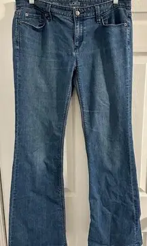 LOFT Modern Flare Denim Jeans - Size 8
Cotton Blend