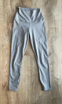 Varley Always High Rise Full Length Leggings XS Gray Sculpting Athleisure