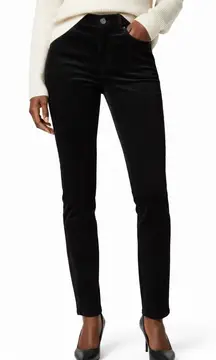 Loft Pinwale Corduroy Pants Womens 2 Black Skinny Stretc Soft Fall Clean Girl