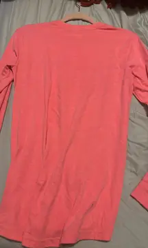 pink  long sleeve shirt