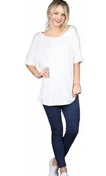 Umgee Navy Moto Jeggings, size Small