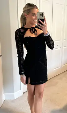 Alana Eve Black Mini Dress