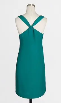 NWOT J. Crew twist knot halter sheath dress, size 8