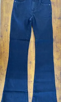 NWT Universal Standard Dark Blue Flare Sava High Rise Jeans Women's 00 (0 - XS)