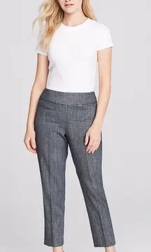 Cooper & Ella Black White Plaid Ankle Pants Size 14 NWT Office Career