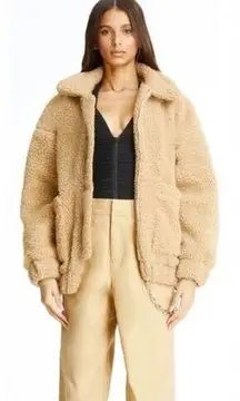 I.AM.GIA Pixie Sherpa Teddy Coat Caramel Small