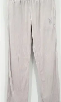 Playboy Velour Track Pants Rhinestone Bling Logo Y2K Lounge Pants‎ Womens Size M