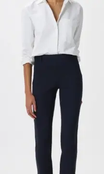 Quince ultra stretch ponte straight leg pants in deep navy blue. New w/ tags. S