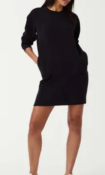 SPANX AirEssentials Black Crew Neck Dress - Size Medium