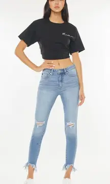 Delilah High Rise Ankle Jeans