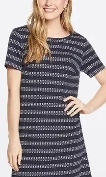 Draper James Star Stripe Ponte Shift Dress