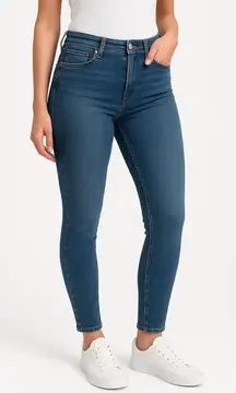 CRESCENT DRIVE‎ Blue Denim Five Pocket Faded Wash Skinny Jeans Size 30 outdoors