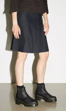 Dr. Martens Rometty Wyoming Leather Platform Chelsea Boots Size US 8