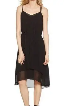 🆕 WHBM White House Black Market Pintuck Soft High-Low Midi Dress