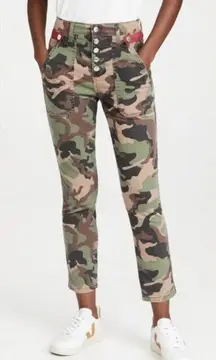 Veronica Beard Arya straight Camo Pant size 24