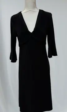 Jessica Howard black Cocktail Dress Whimsygoth Vintage Petite 12