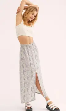 Katie Button Front Skirt