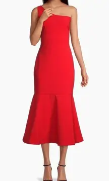 LIKELY Brighton One-Shoulder Gown red size 6