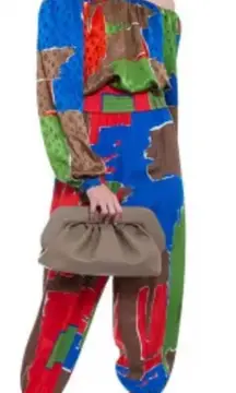 Tory Burch Silk Off Shoulder Shirt Jogger Set‎