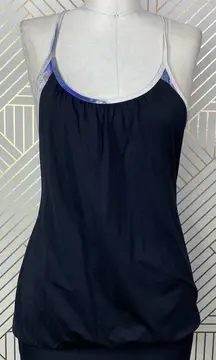 Lululemon No Limits‎ Tank Top Black Tie Dye