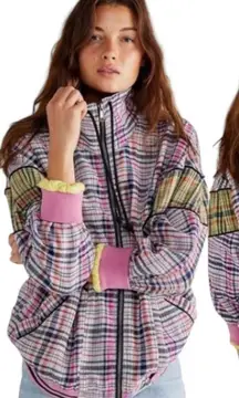 Free People Penny Plaid Jacket Size Small