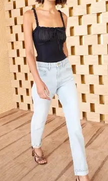 Ulla Johnson Daphne Jean in‎ Glacier (light wash) - Size 24 Slim Boyfriend Style