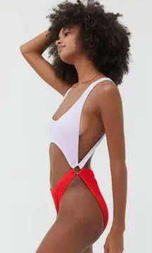 Urban‎ Outfitters one piece bathing suit out from under peek a boo suit