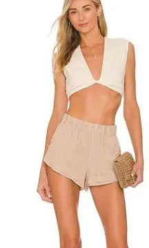 Free People  Lets Go Out Short Khaki