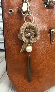 Hand made by The black sheep purse charm