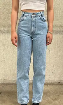 Rare Vintage 505 Orange Tab Jeans