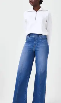 Spanx AirEssentials Half Zip in Powder