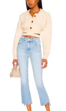 Mother Denim Insider Crop Step Fray Jeans Size 25 (new)