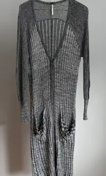 Free People‎ sz S repurposed boho Open Duster