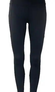 Lululemon Black Mesh Yoga Workout Running Gym Athletic Leggings Pants Size 4