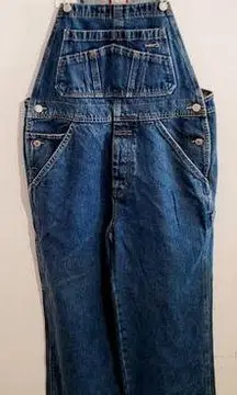 Old Navy Vintage Carpenter Medium Wash Denim Bib Overalls Y2K 12