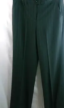 Larry Levine 12 32x31 Stretch PinStripe Dress Workwear Trousers Pants