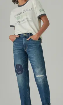 Lucky Legend Mid Rise Boy Jean,Size 6