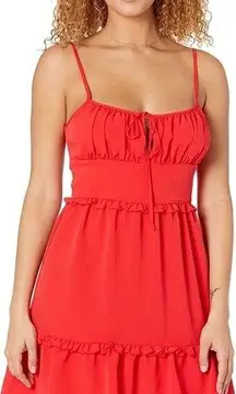 BCBGeneration Cami A-Line Mini Dress Red Color Size XXS NEW