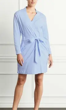 Hill House Home‎ The Drew Robe Blue Gingham Coquette Fairy Old Money Large