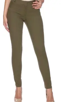 New Veronica Beard Blossom Skinner Biker In‎ Army Green Dark Size 2