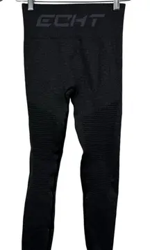 ECHT Arise Series High Waisted‎ Grey Tights Vented Seamless Leggings