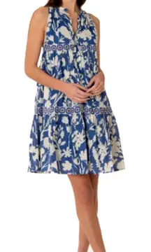 Olivia‎ James The Label Ro Short Dress in Blue Shadow Floral